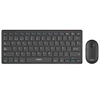 Kit Inalámbrico Teclado y Mouse Cybertel Evolution CYB WT801 Negro